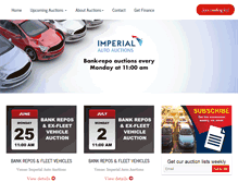 Tablet Screenshot of imperialautoauctions.co.za